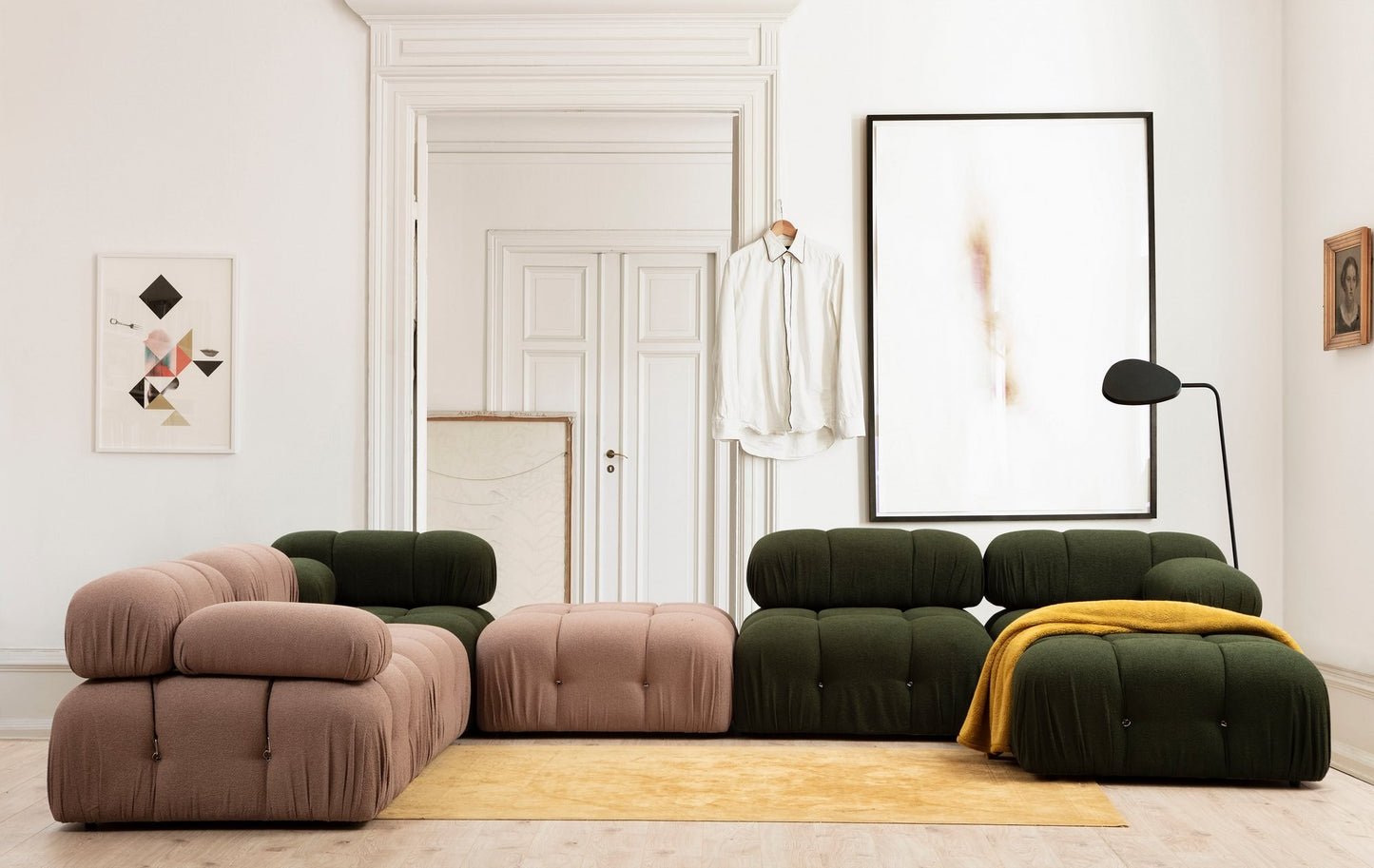 Sofa, zelena, Bubble 1R - Green