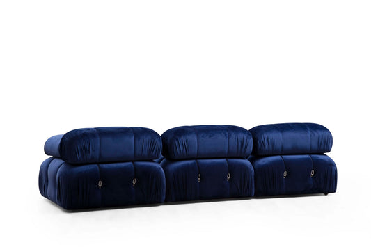 Sofa, Plava, Bubble L1 - Velvet Blue