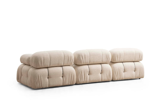 Sofa, Krem, Bubble L1 - Cream Bouclette