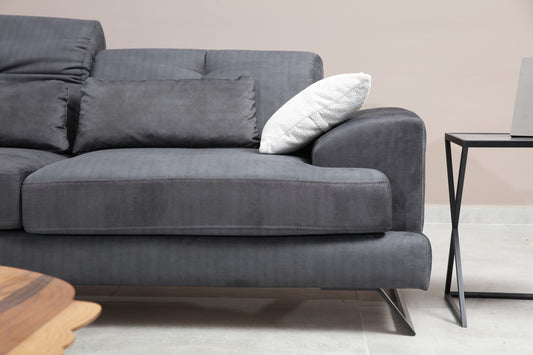 Dvosjed FRIDO antracit, Frido 2 Seater