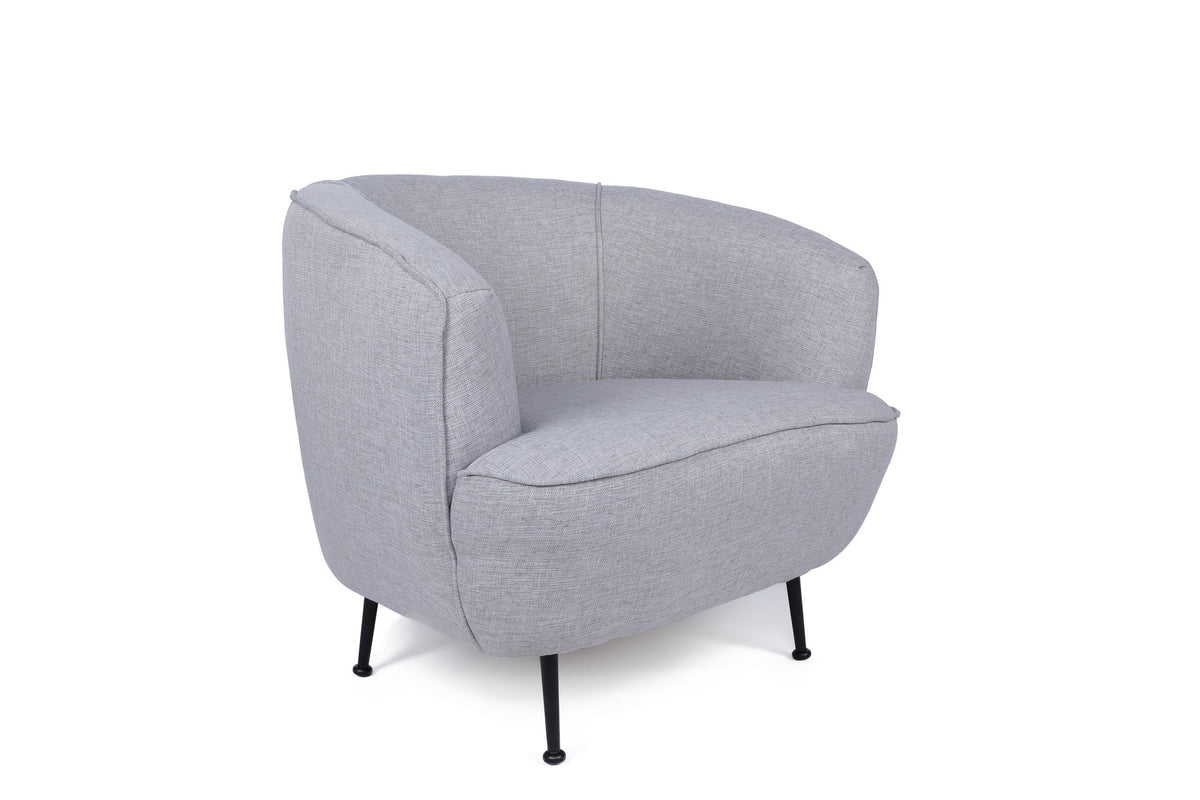 Fotelja wing PICCOLI siva, Piccoli (Bony) - Linen