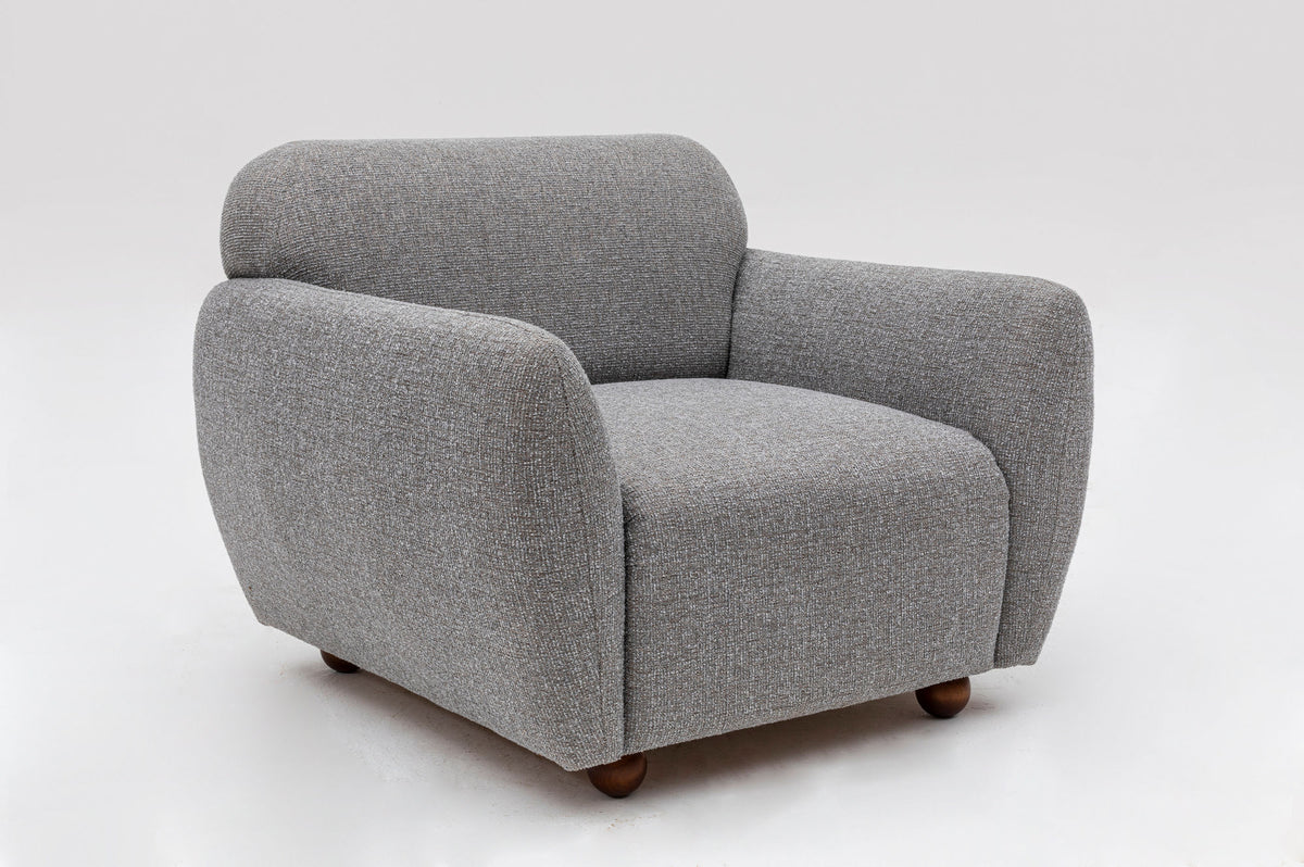 Fotelja EDDY siva, Eddy - Light Grey