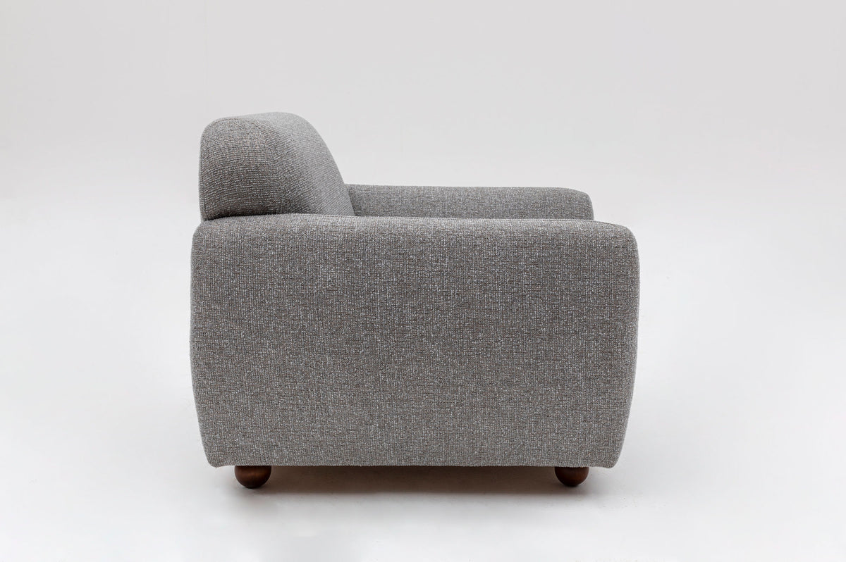 Fotelja EDDY siva, Eddy - Light Grey