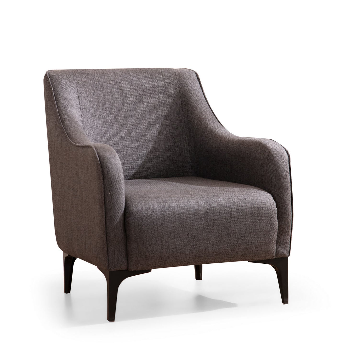 Fotelja, Tamno siva, Belissimo - Dark Grey