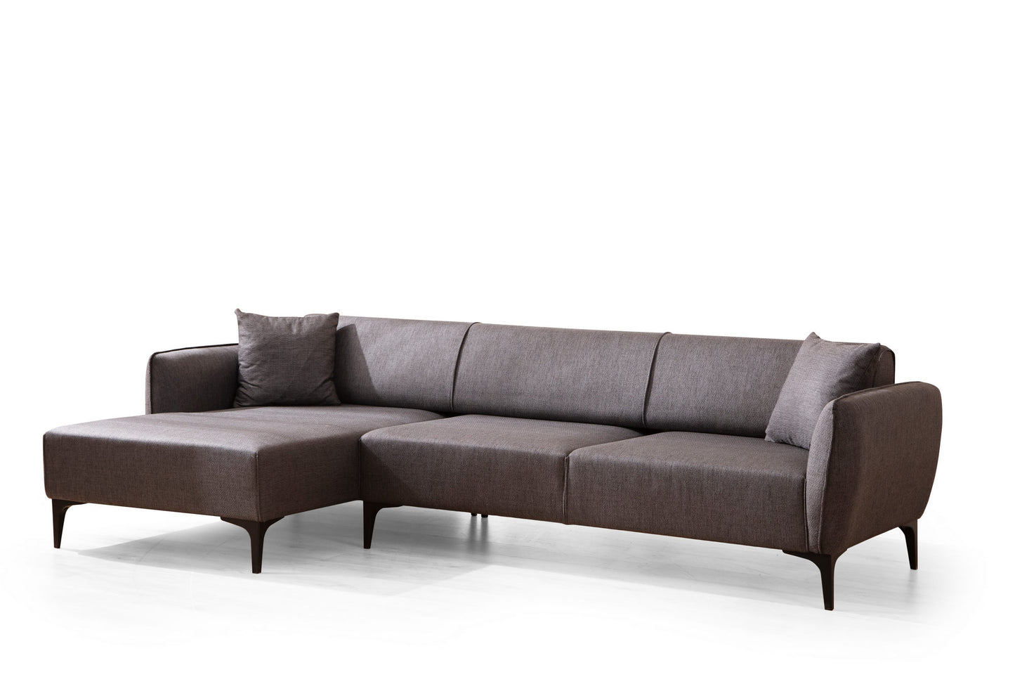 Kutna garnitura, Tamno siva, Belissimo Left - Dark Grey