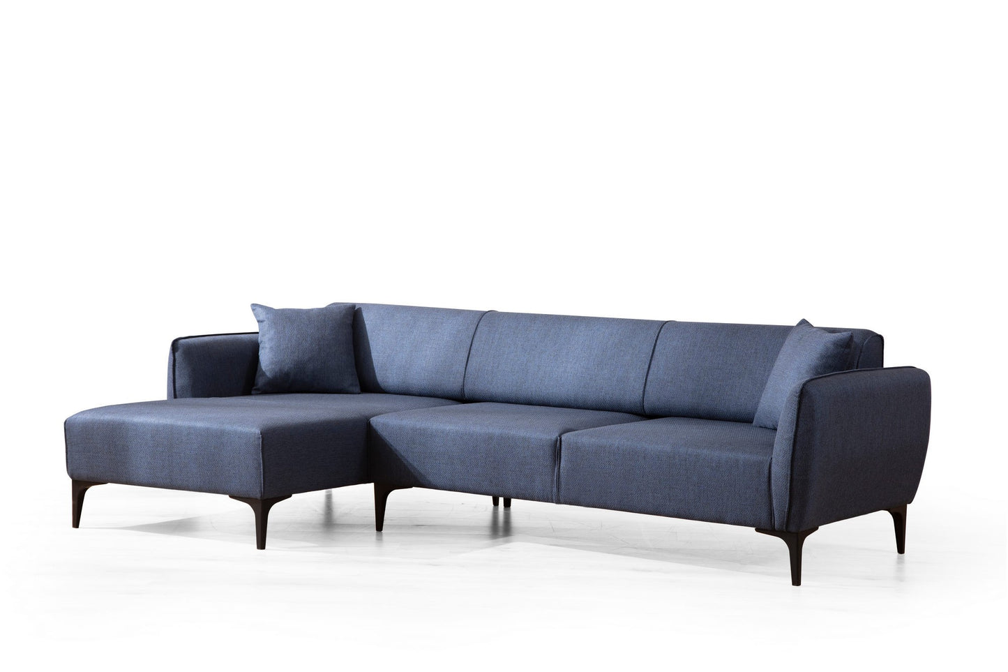 Kutna garnitura, Plava, Belissimo Left - Blue