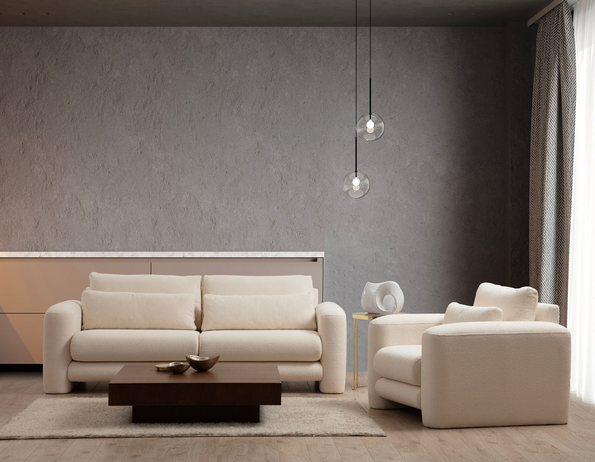Fotelja Lily Cream – s krilnim naslonima