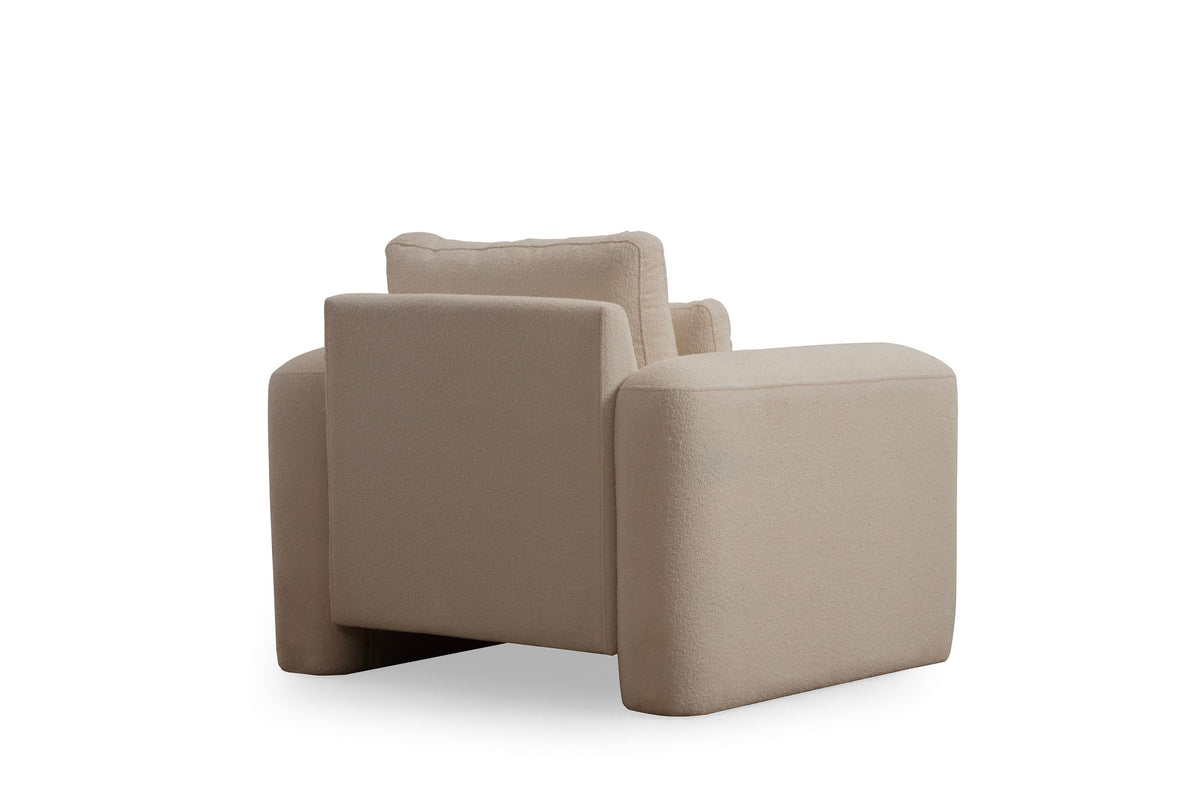 Fotelja Lily Cream – s krilnim naslonima