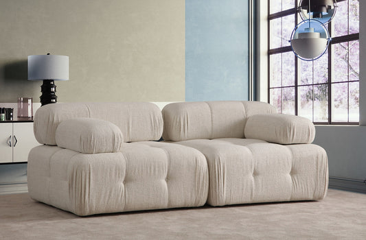 Dvosjed, Doblo 2 Seater ( L1-1R) Cream Bouclette