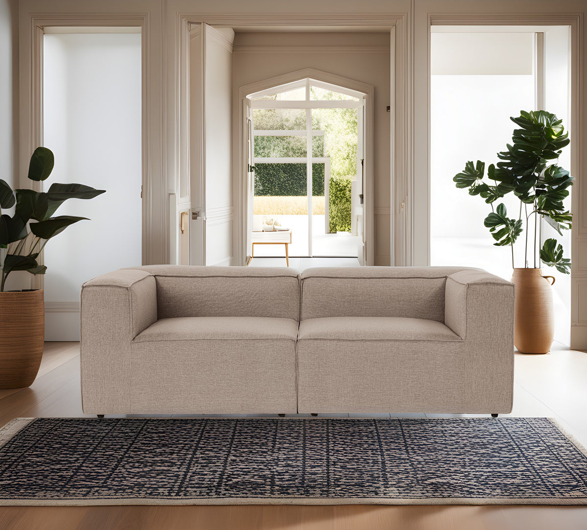 Dvosjed Fora 2 Seater - smeđa
