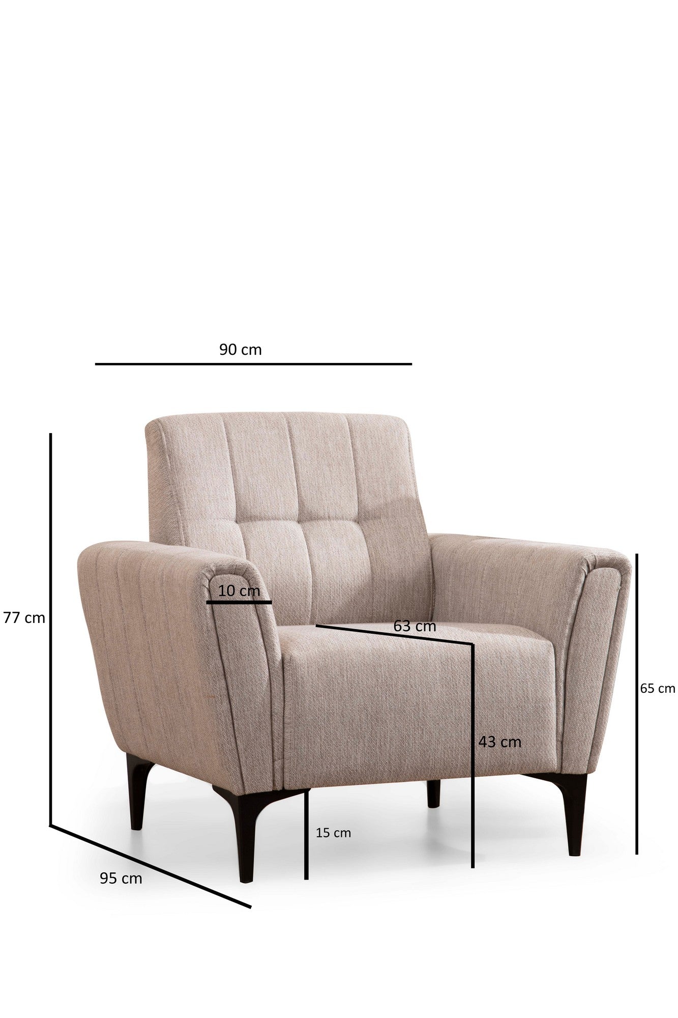 Sofa s 1 sjedećim mjestom HARPER