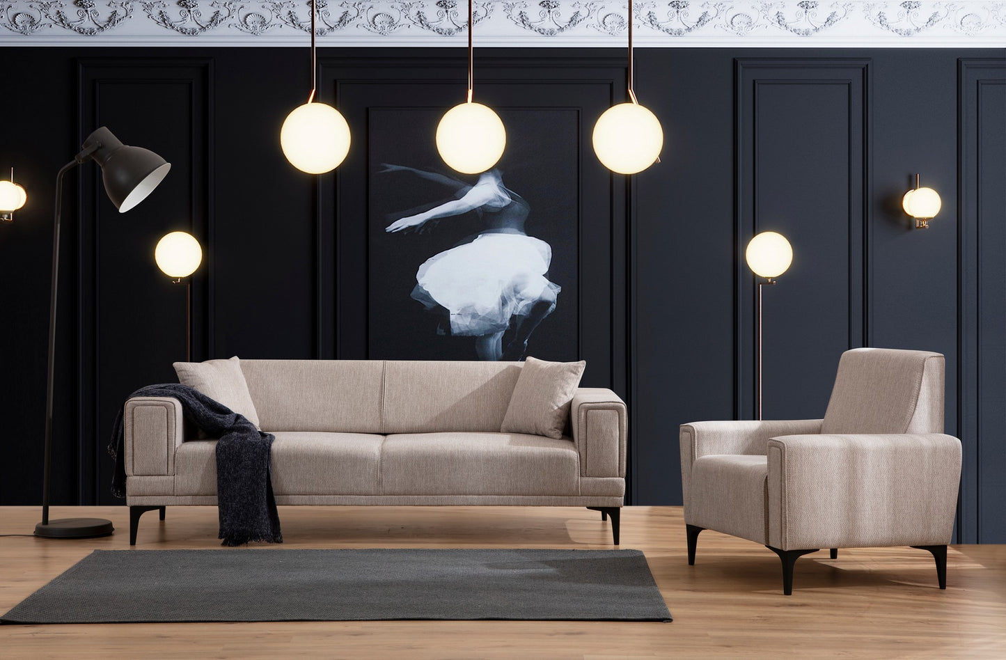 Sofa s 1 sjedećim mjestom ELEANOR