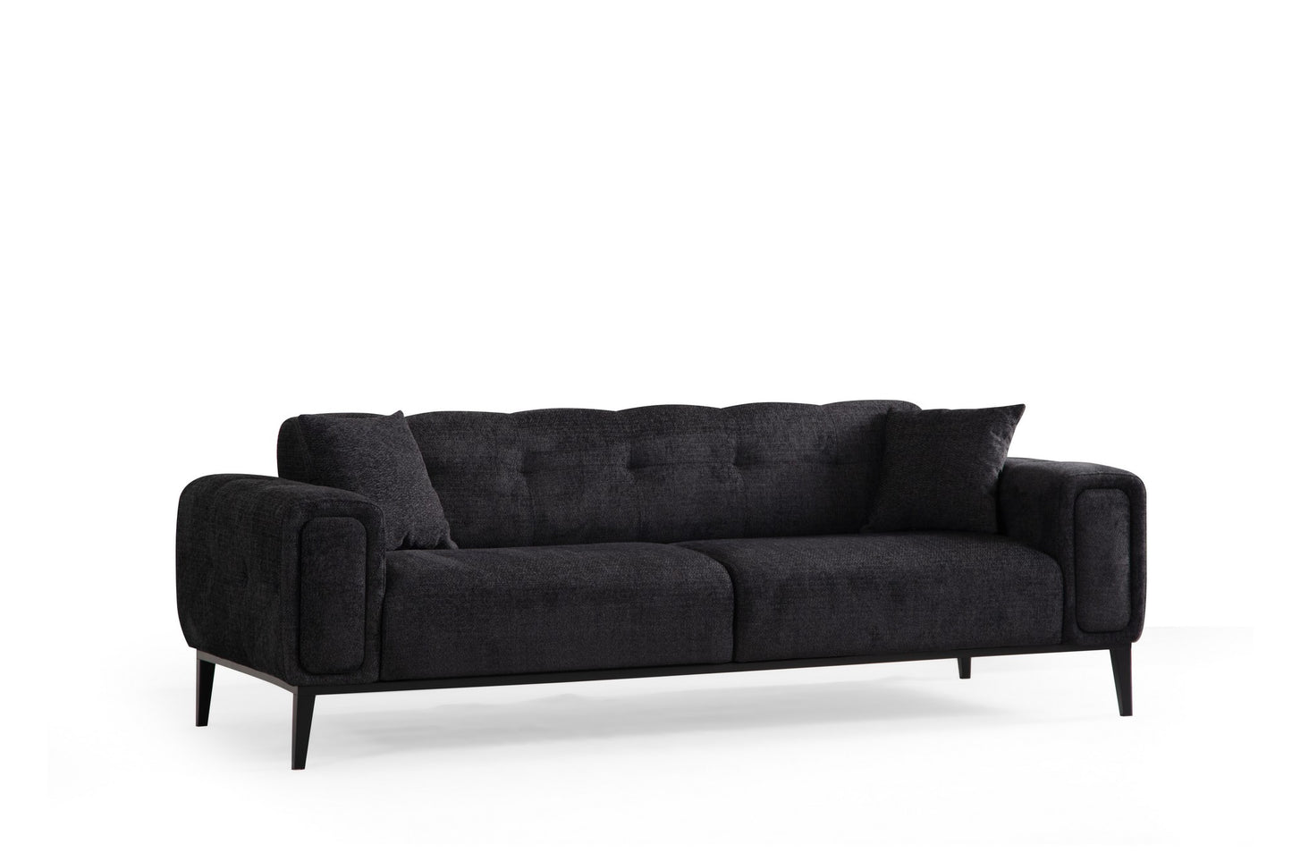 Trosjed na razvlačenje Athena 3 Seater - crna