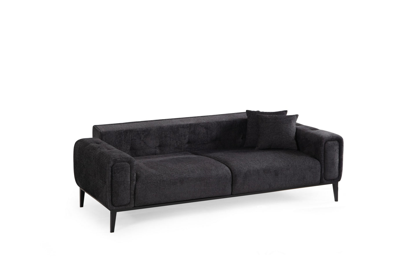 Trosjed na razvlačenje Athena 3 Seater - crna