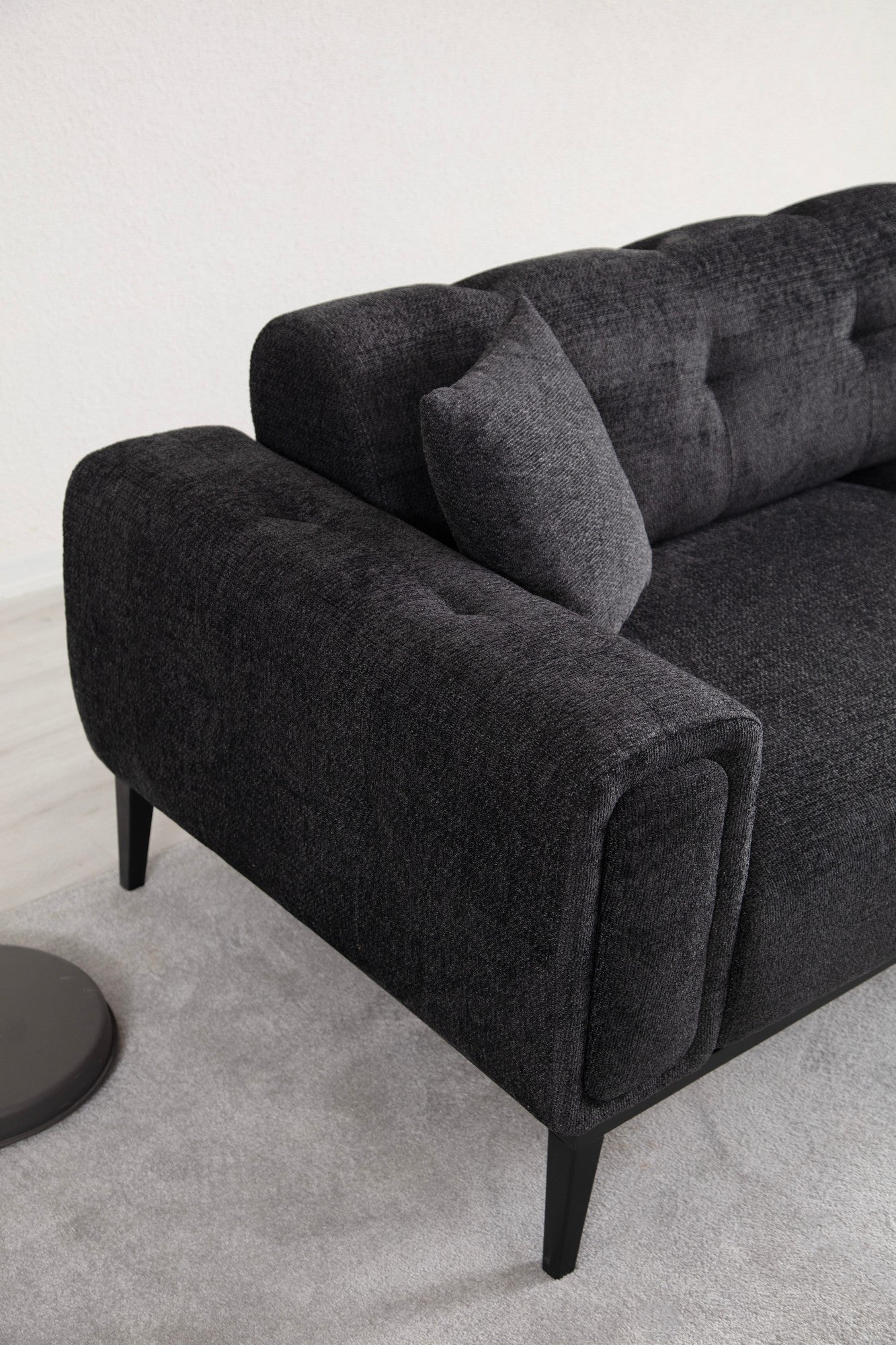 Trosjed na razvlačenje Athena 3 Seater - crna