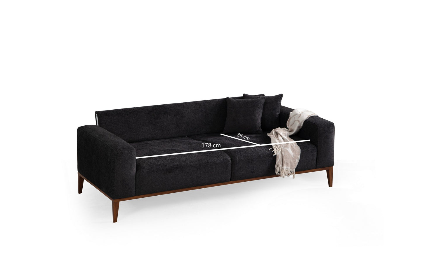 Trosjed na razvlačenje Sinor 3 Seater - Anthracite