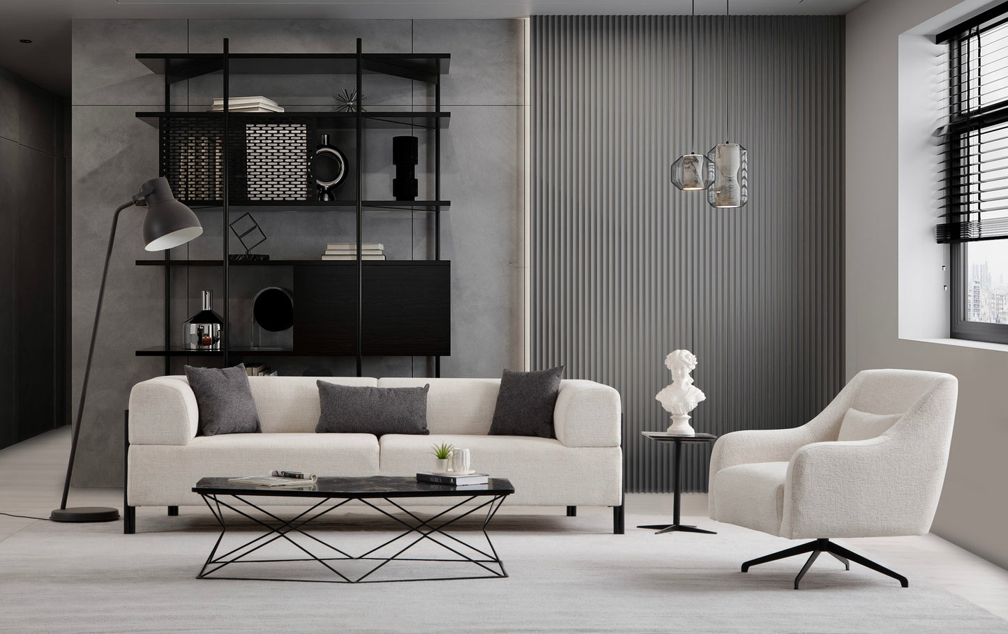 Trosjed Gio 3 Seater - bijela