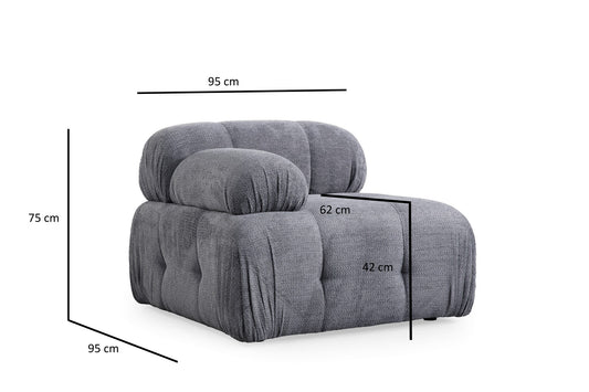 Sofa s 1 sjedećim mjestom KINSLEY