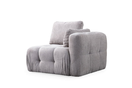 Sofa Fotelja Amaris 1R - svijetlo siva