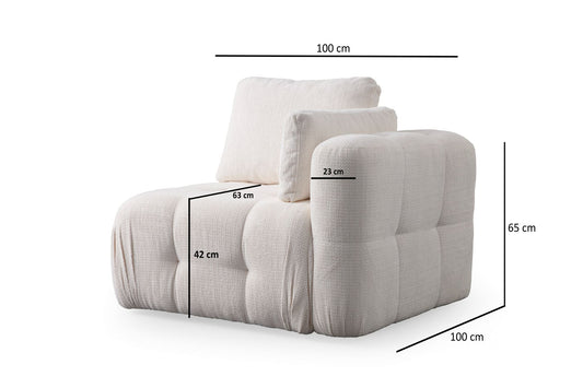 Sofa Fotelja Amaris 1R - Bijela