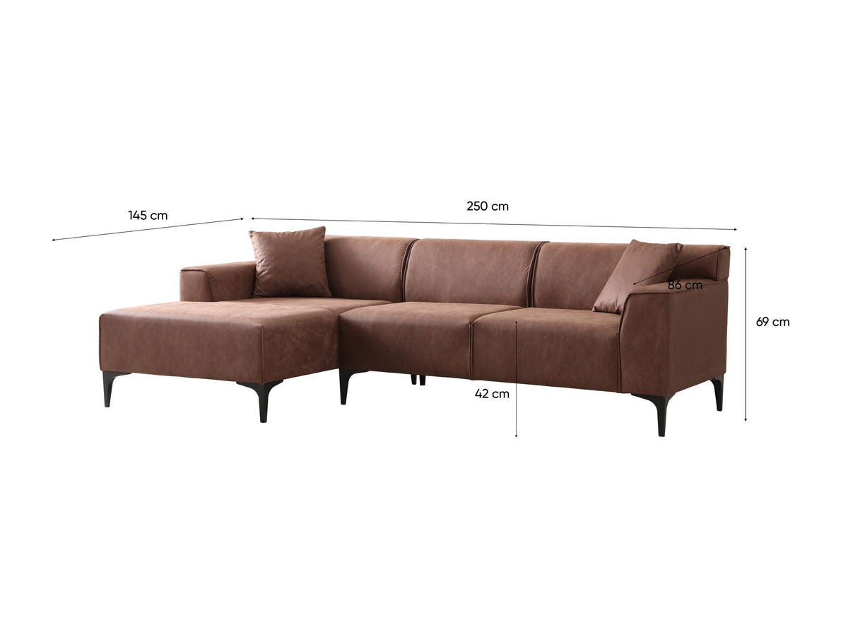 Kutna sofa 790, konjak
