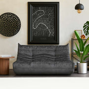 Loveseat 241, Dark gray