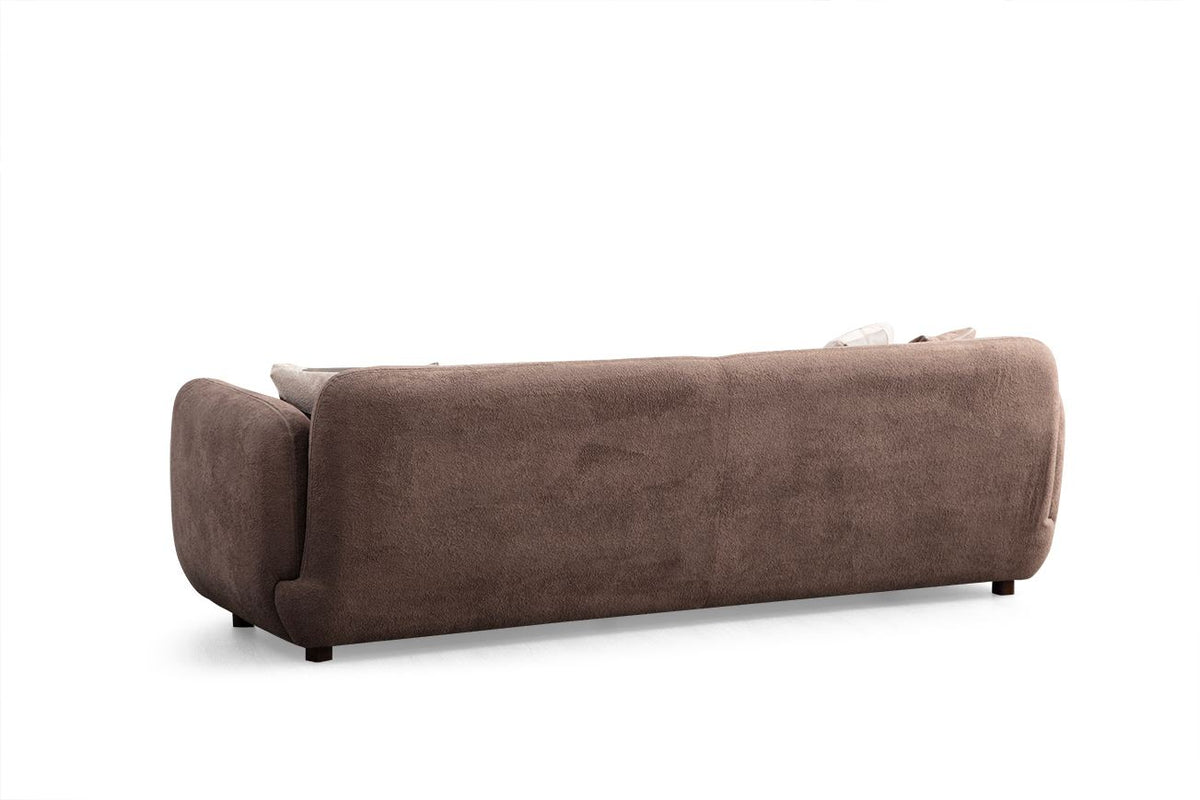 Sofa s 4 sjedala 159, smeđa