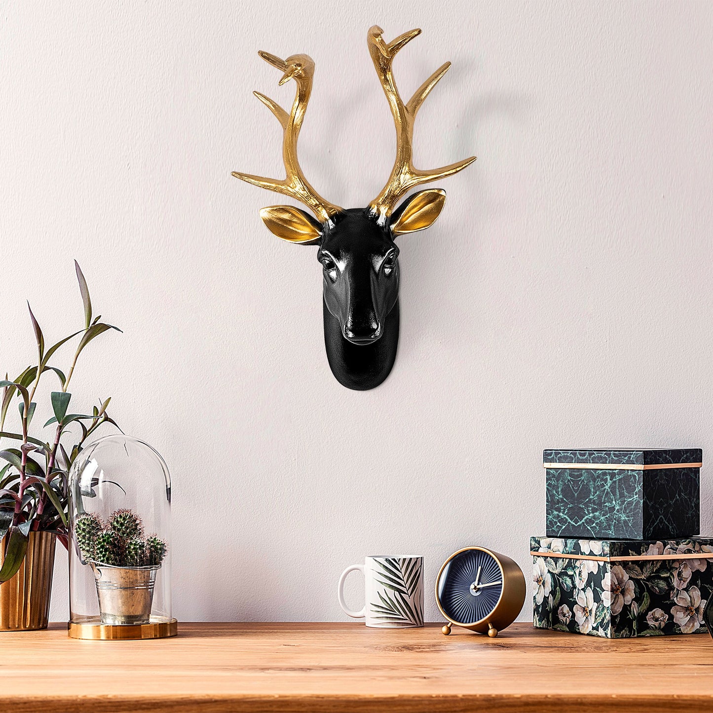 Dekorativni zidni pribor Bust of Deer - 5