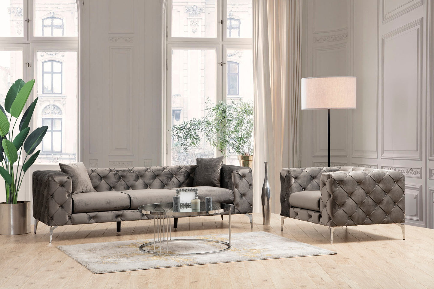 Trosjed COMO antracit, Como 3 Seater - Anthracite