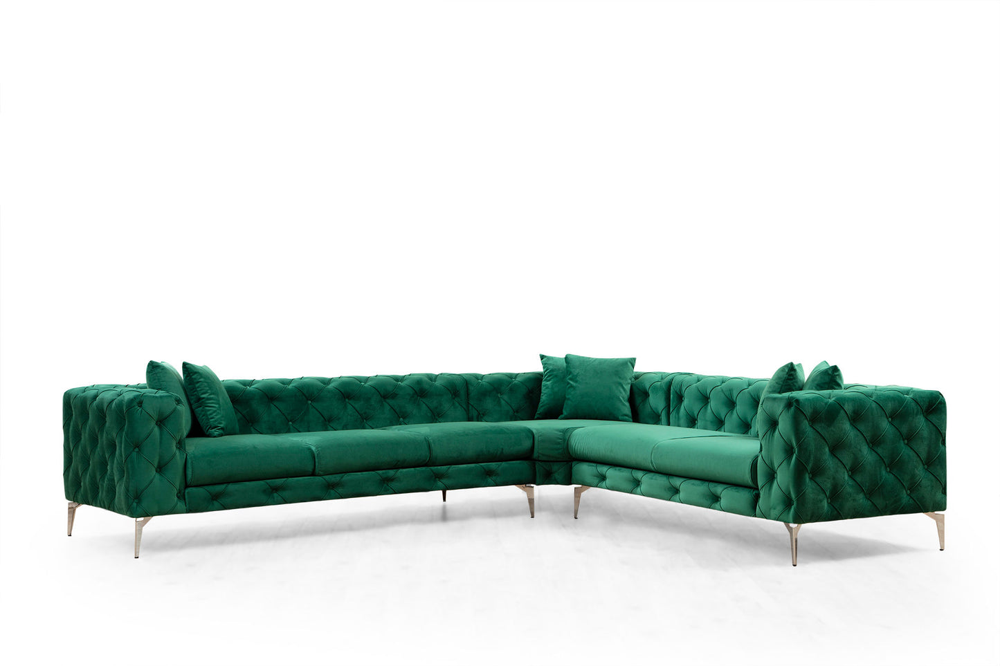 Kutna garnitura, zelena, Como Left - Green