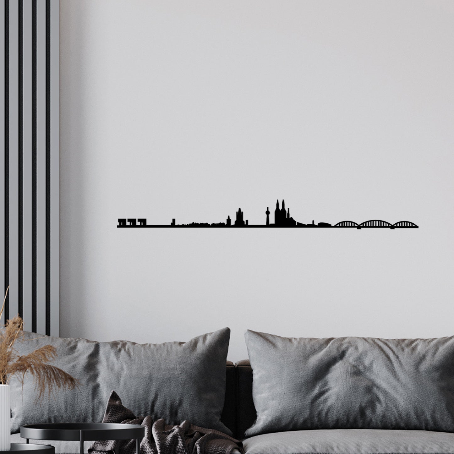 Metalna zidna dekoracija, Cologne Skyline