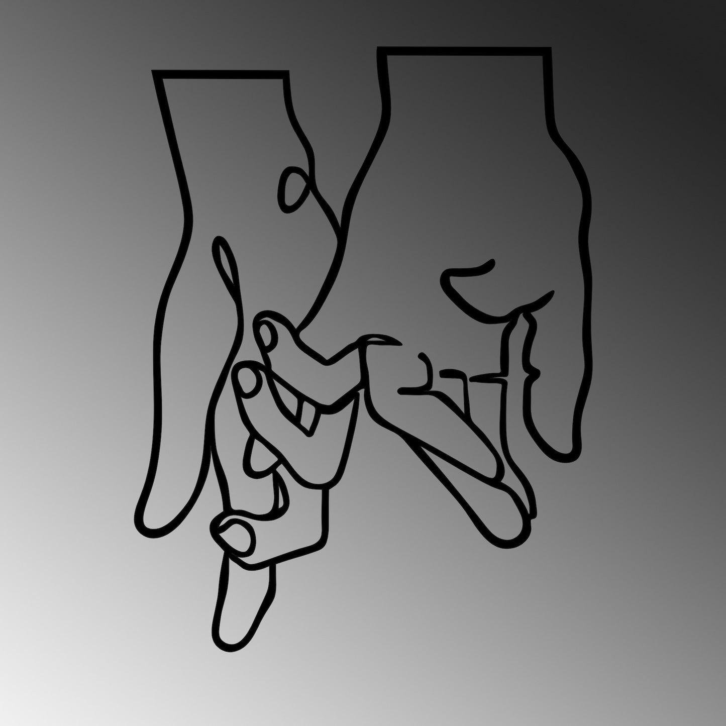 Metalna zidna dekoracija, Pinky Love