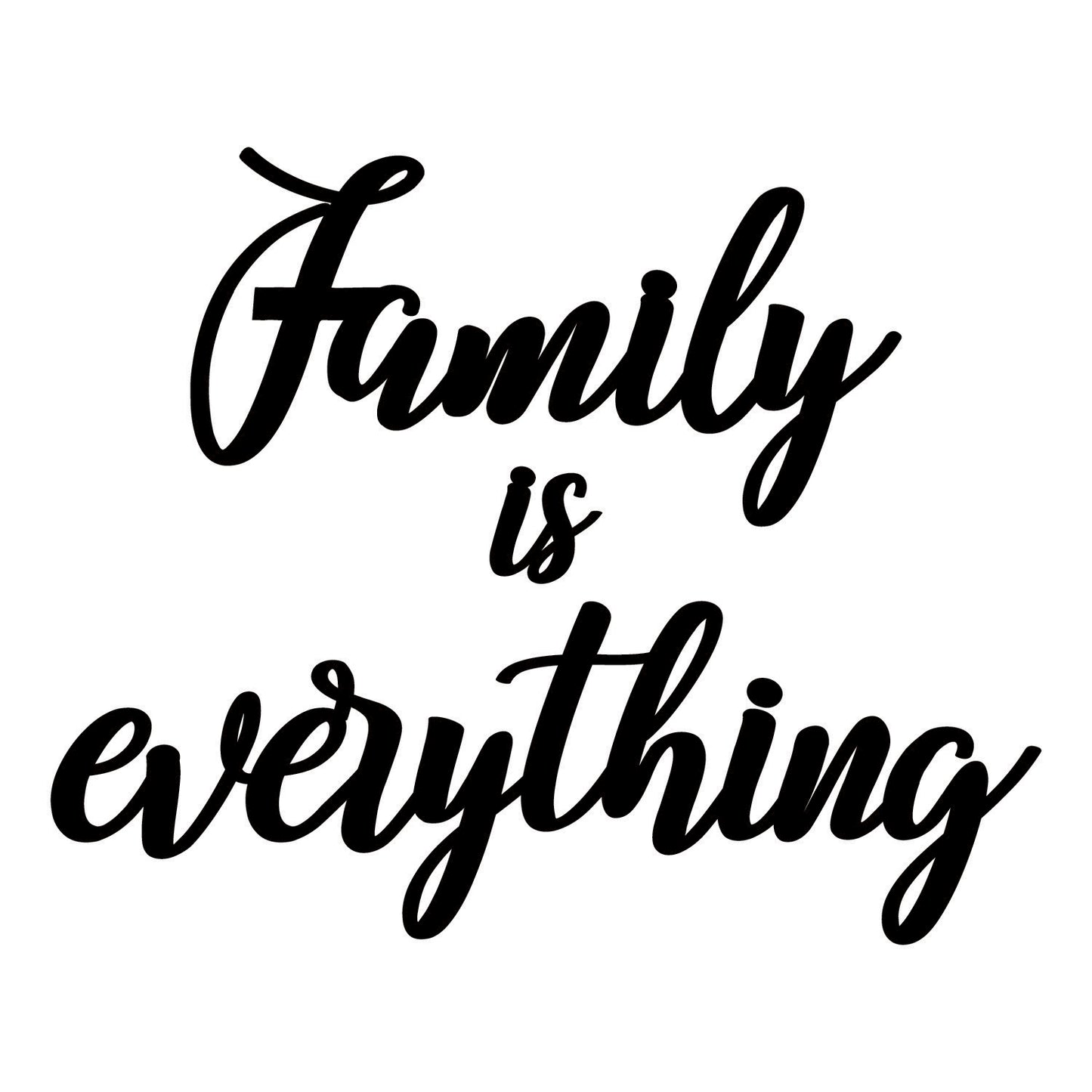 Zidna dekoracija drvena, Family Is Everything