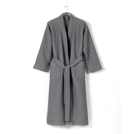 Kupaonski ogrtač, Mia Waffle - Dark Grey