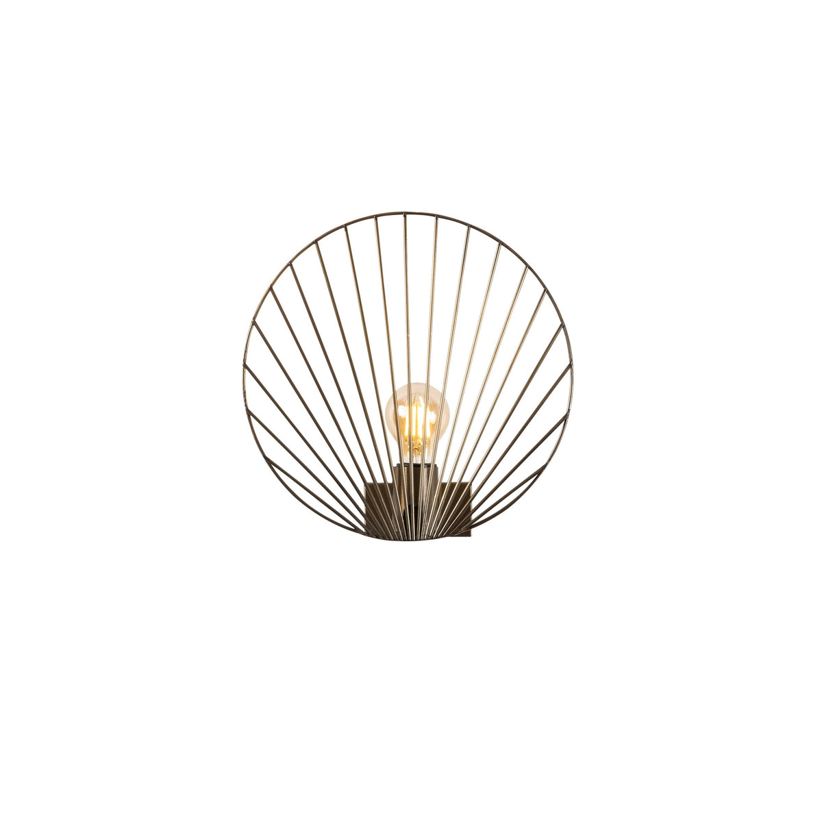 Zidna lampa BYSOO, vintage, metal, 30 x 12 cm, visina 30 cm, promjer sjenila 30 cm, visina 29 cm, E27 40 W, Byisoo - 3290