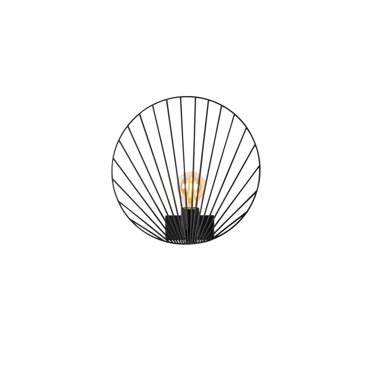 Zidna lampa BYSOO, crna, metal, 30 x 12 cm, visina 30 cm, promjer sjenila 30 cm, visina 29 cm, E27 40 W, Byisoo - 3291