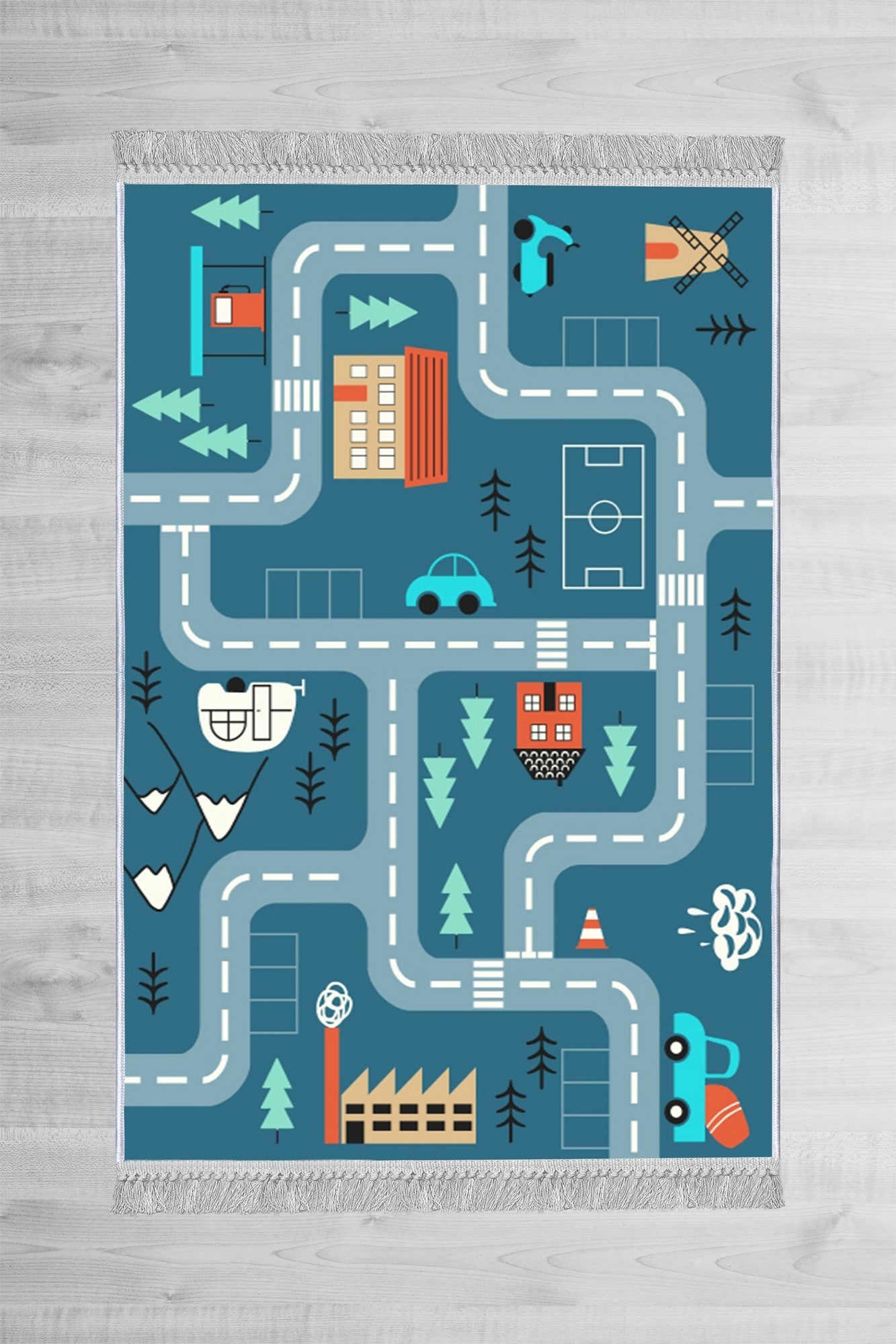 Tepih (160 x 230), ELS582 - Blue
