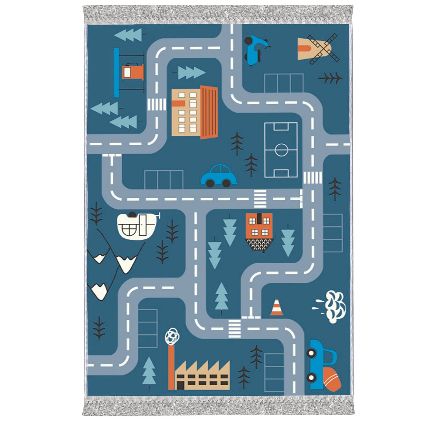 Tepih (160 x 230), ELS582 - Blue