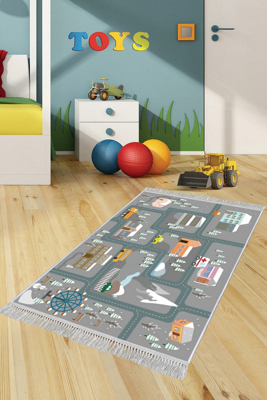Tepih (100 x 150), ELS586 - Grey
