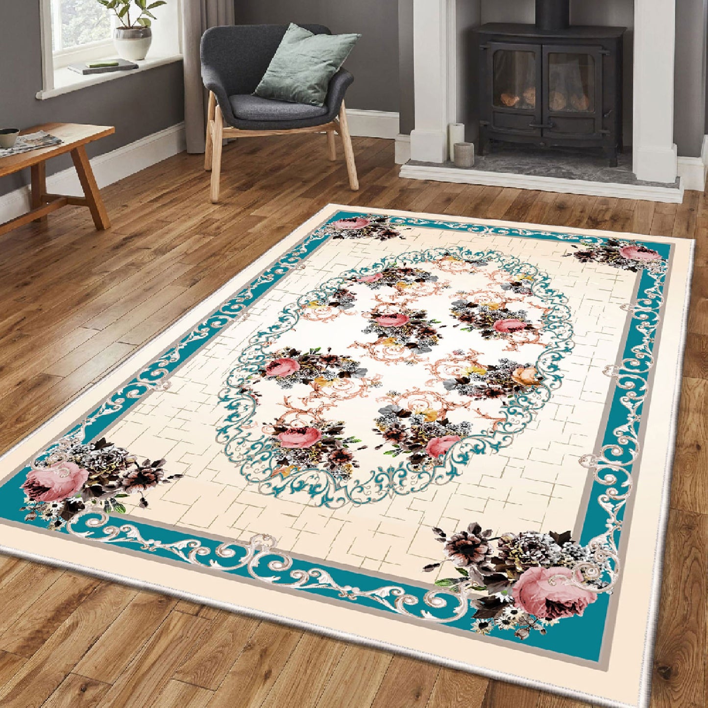 Tepih (80 x 300), ELS1845 - Blue