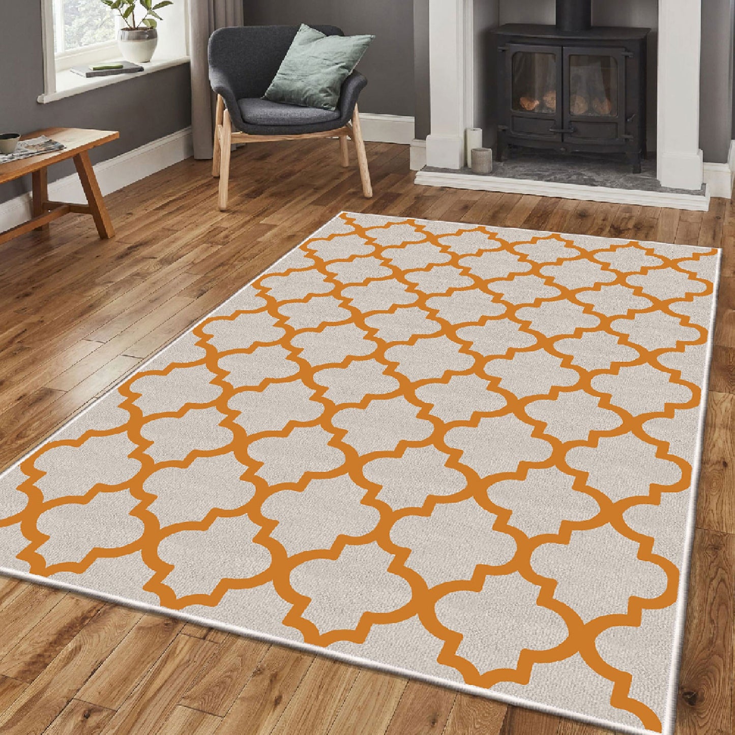 Tepih (80 x 300), ELS1882 - BAROK - Orange