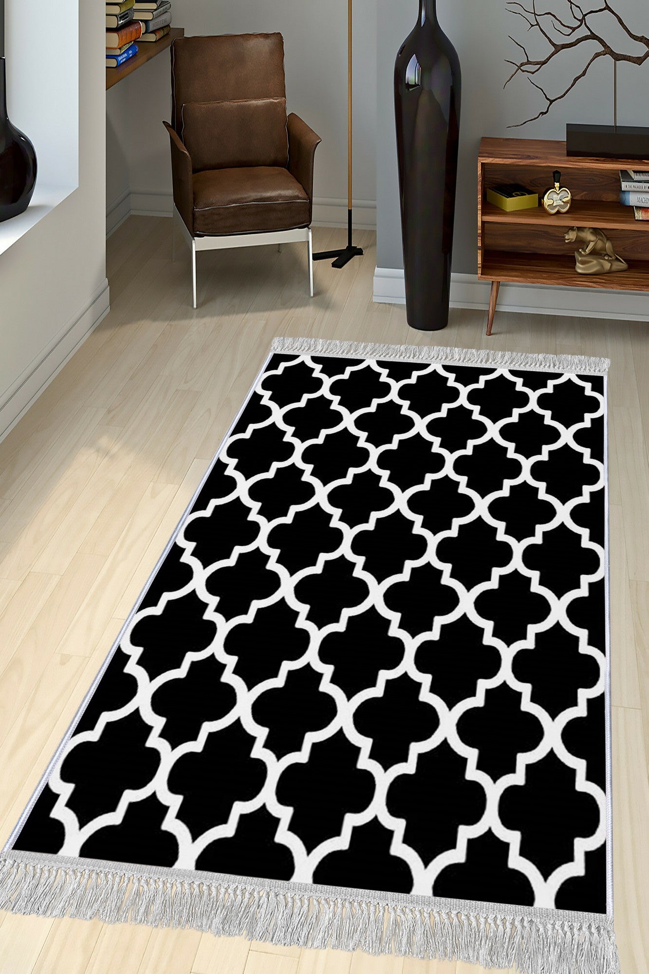 Tepih (160 x 230), ELS1882 - BAROK - Black