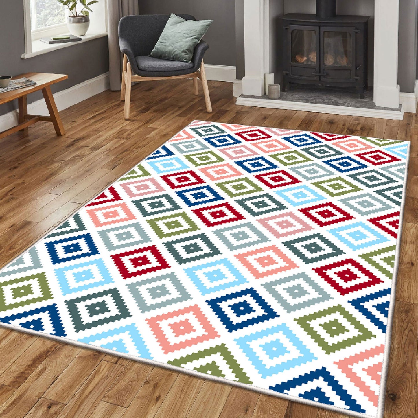 Tepih (80 x 300), ELS1891 - Multicolor