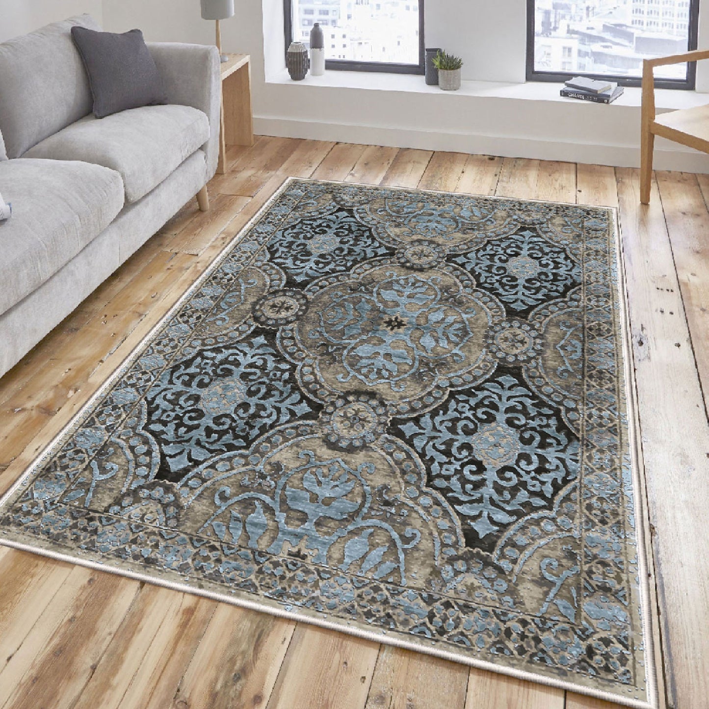 Tepih (140 x 220), ELS2240 - Blue
