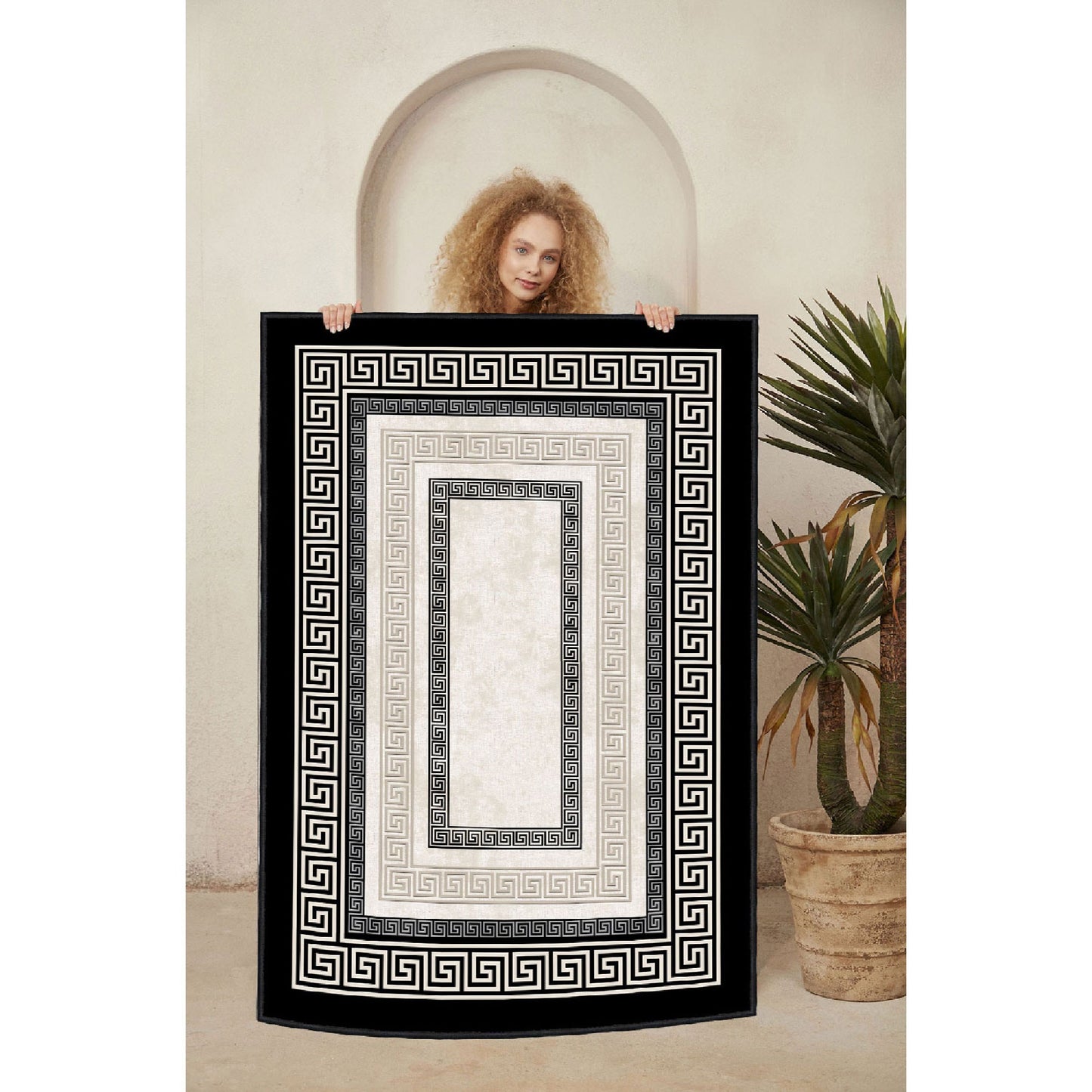Tepih (140 x 220), ELS2281 - Black