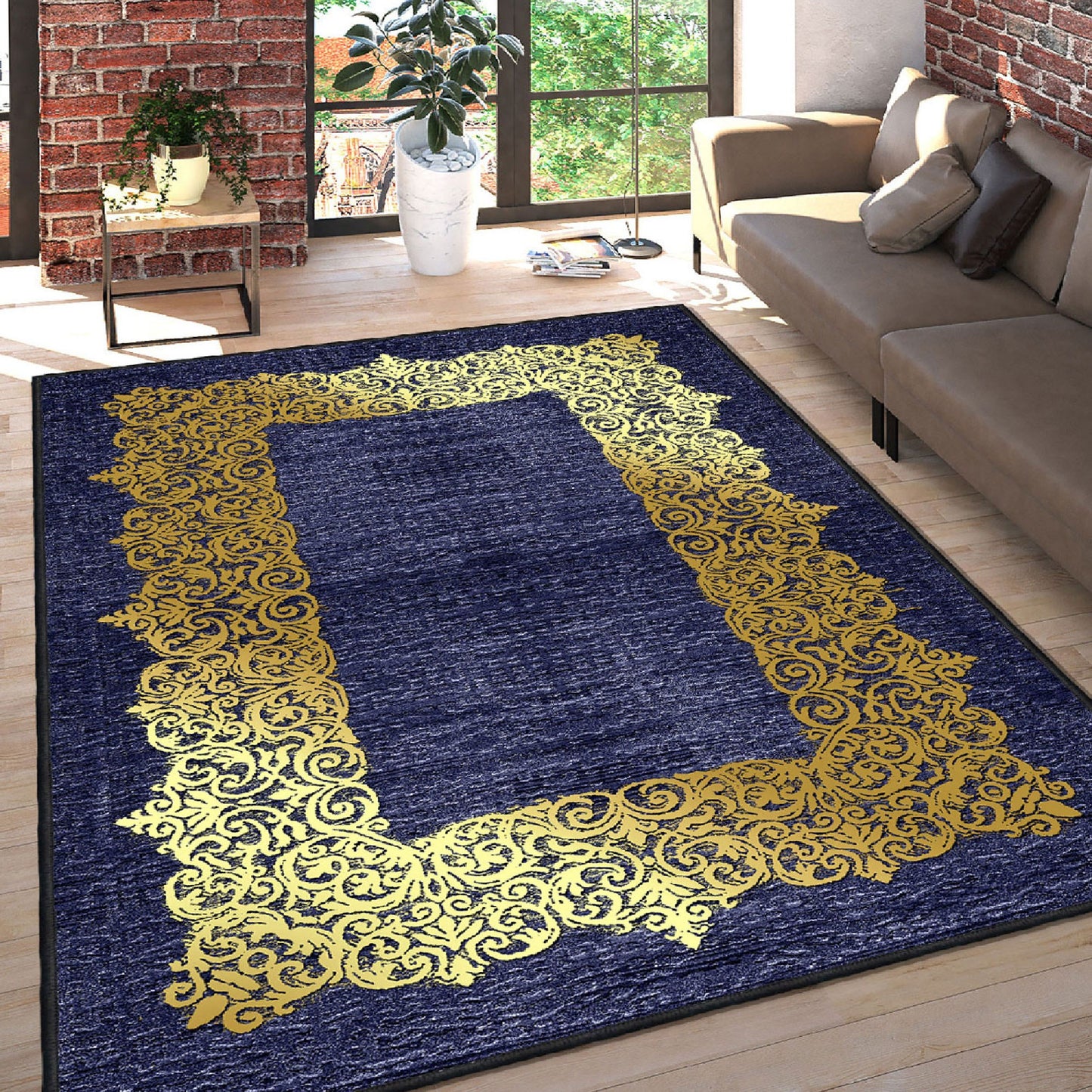 Tepih (180 x 280), ELS2395 - Dark Blue
