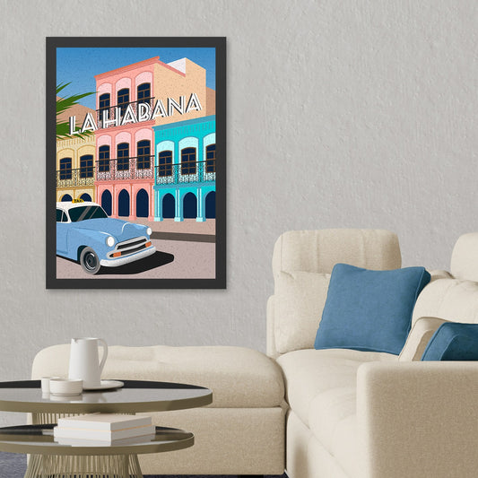 Ukrasna uokvirena MDF slika Lahabana (40 x 55)