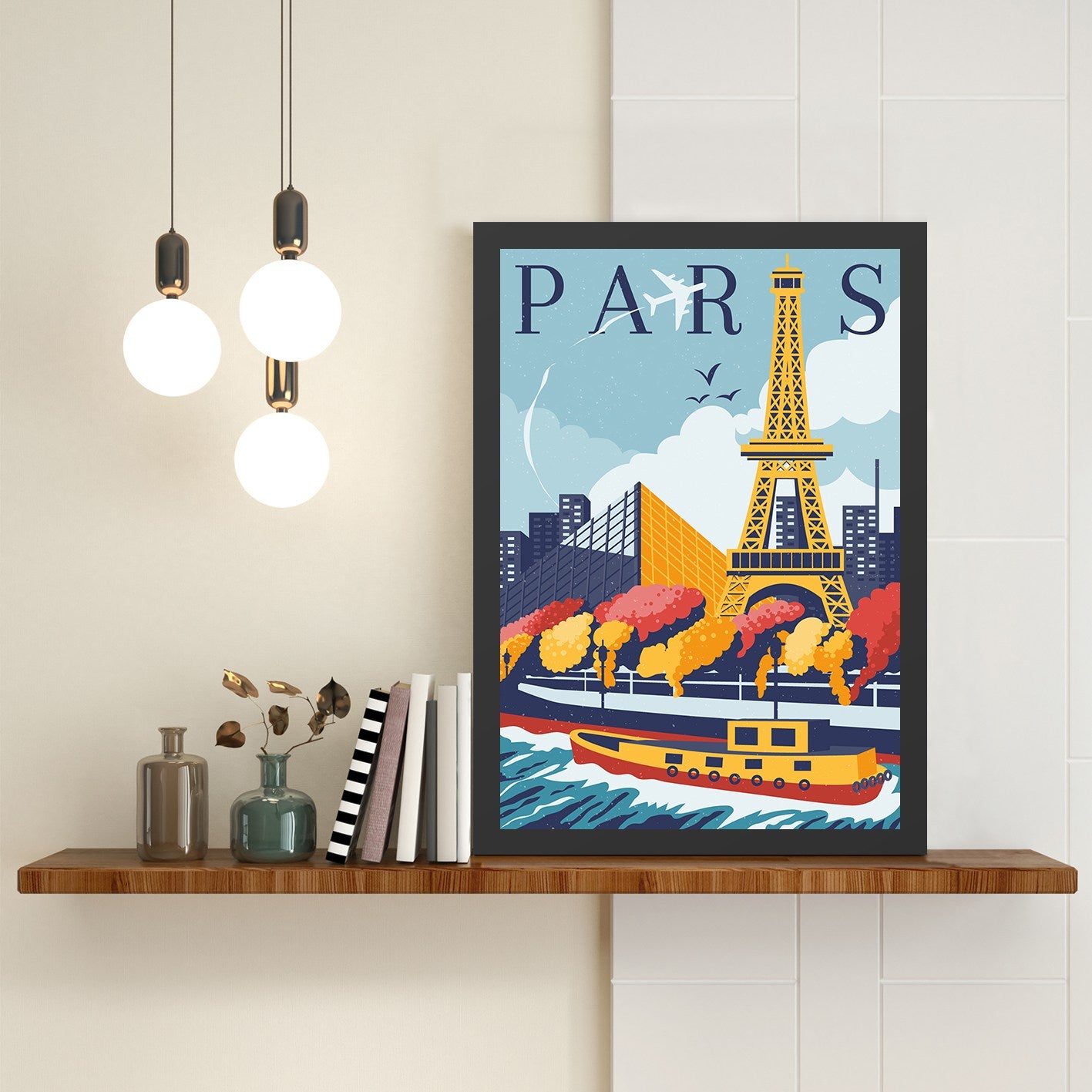 Slika dekorativna uokvirena MDF, Paris 4 (40 x 55)