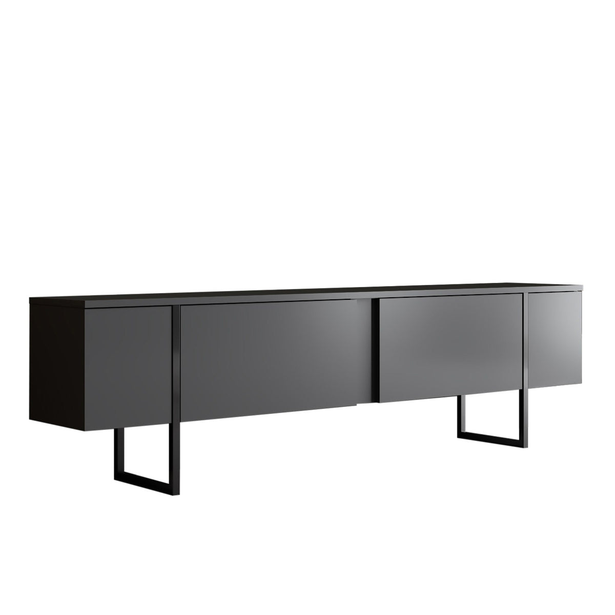 Komoda za TV, Luxe - Anthracite, Black