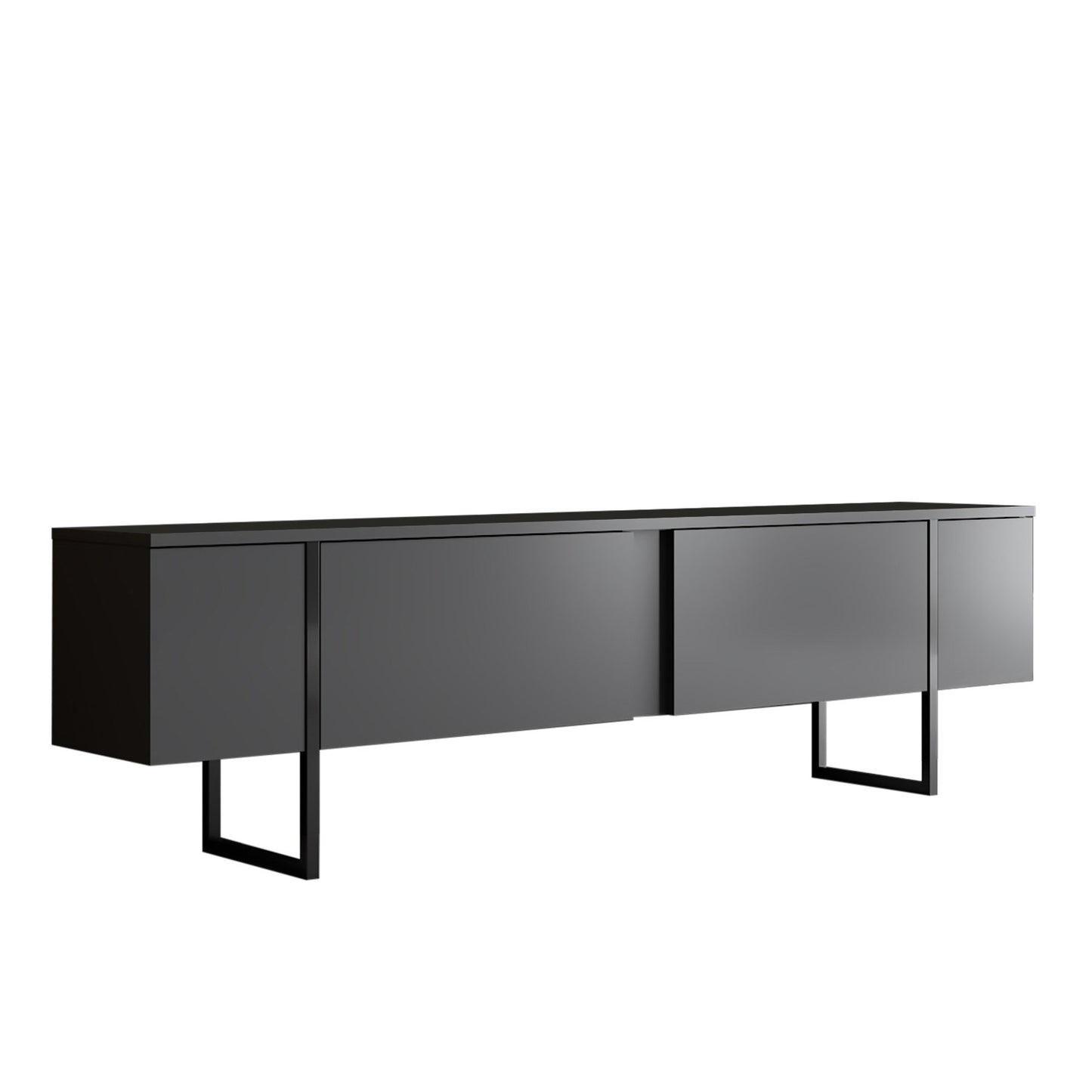 Komoda za TV, Luxe - Anthracite, Black